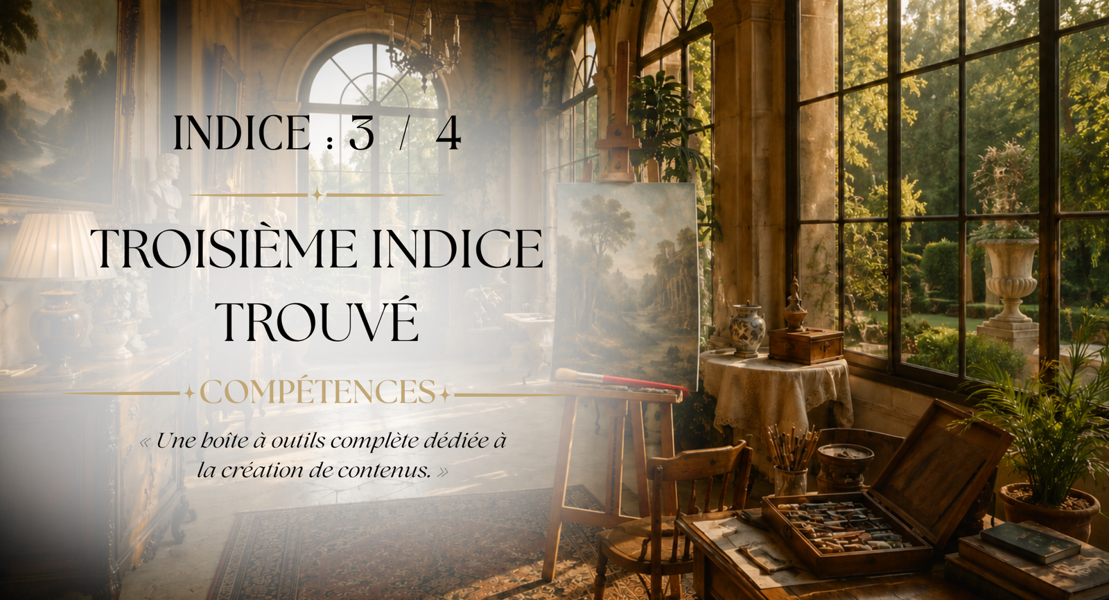 Troisième Indice - Compétences